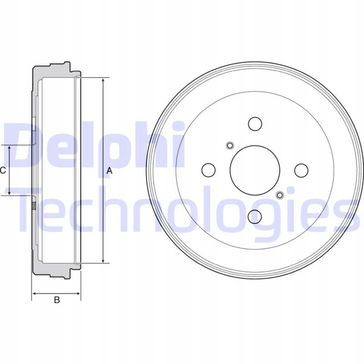 фото №3, Барабан тормозной зад toyota yaris 99-05