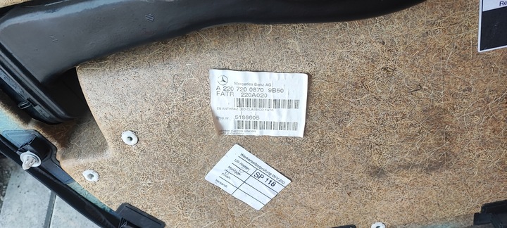 фото №7, Обивка обшивки дверь чёрная кожа mercedes w220