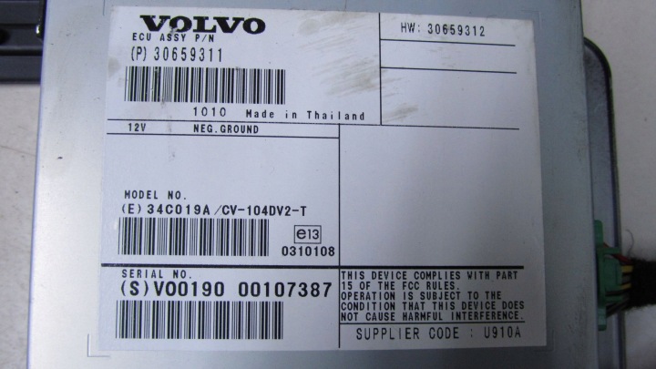 фото №5, Volvo xc60 підсилювач радіо 30659311 08-13
