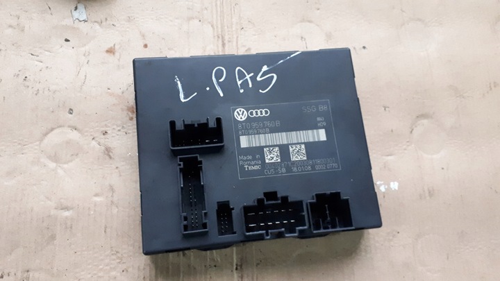 фото №1, A5 8t s5 модуль блок керування сидіння перед 8t0959760b