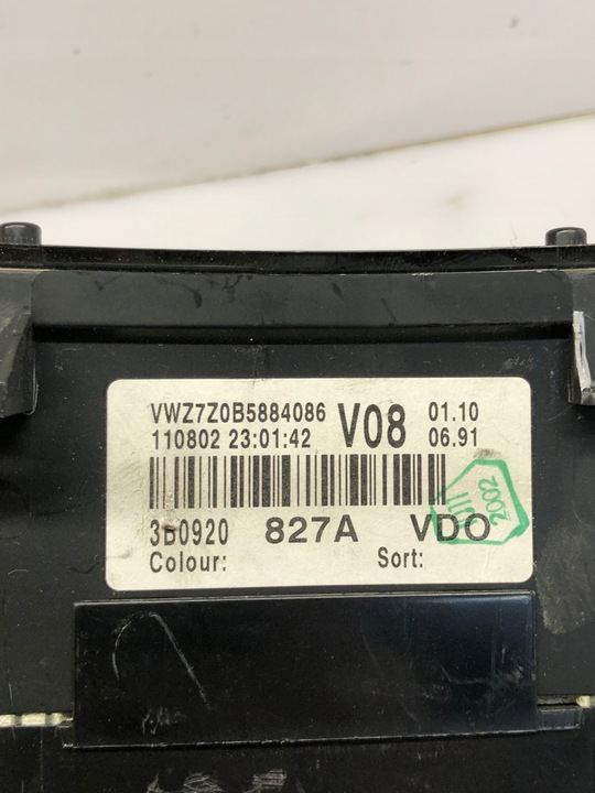 фото №10, Спидометр манометр 3b0920827a vag