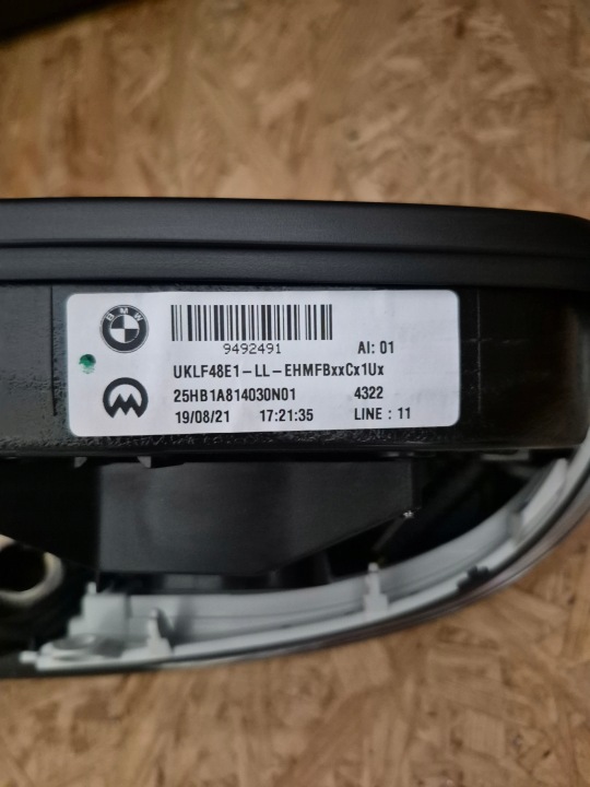 фото №11, Bmw f48 x1 зеркало внешние левое 9492491 eu 7pin mat камера