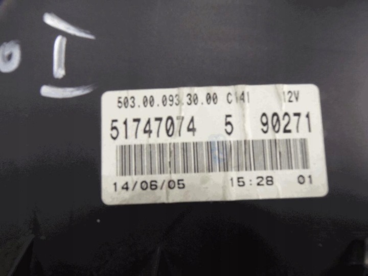 фото №5, Fiat doblo i 1,2 8v 65km benz панель приладів 51747074