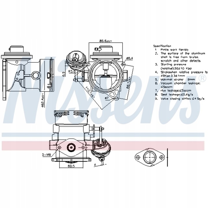 фото №13, Клапан egr подходит для: vw california t5 camper, multivan t5, transporter t5