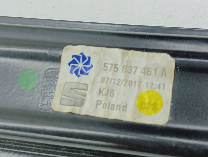 фото №7, Seat ateca 2018 ліва сторона механізм підйому скла передній