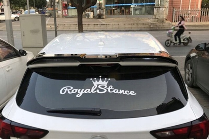 фото №11, Спойлер do opel astra k 2015-2021 хэтчбек козырёк abs чёрный mat sobmart