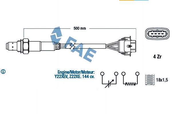 фото №2, Лямбда-зонд с подогревом alfa romeo 159 fiat croma