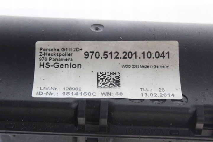 фото №10, Спойлер кришки спойлер porsche panamera 970 gts turbo рестайлінг 97051220110