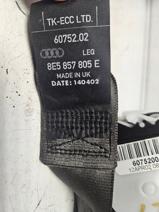 фото №9, Audi a4 b6 pas безпеки ліве праве зад 8e5857805e коричневий kutno