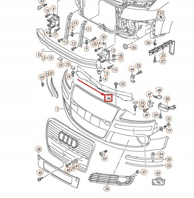 фото №7, Okładka vag do audi a8 s8 2003-2010 оригінальний 4e0807081aa