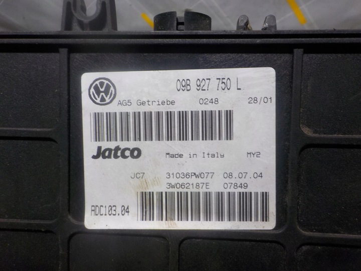 фото №6, Ford galaxy 2001r. 1.9 tdi 115km блок управления коробки коробки передач 09b927750l