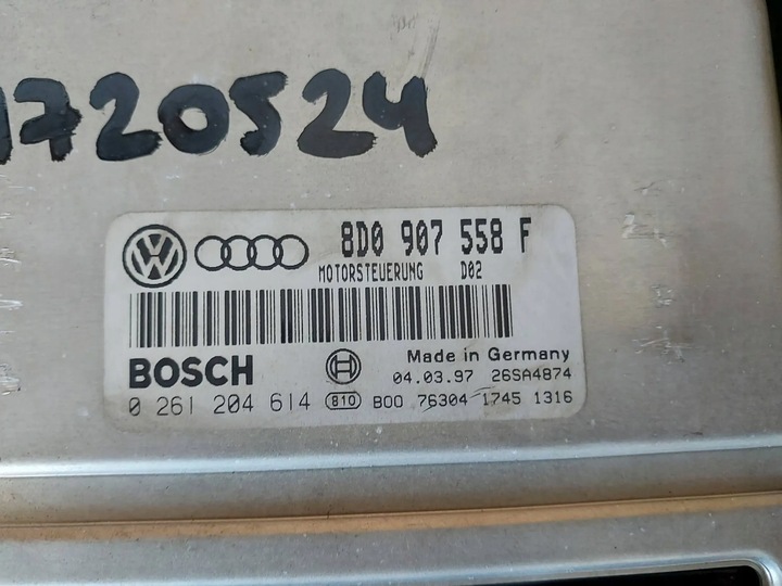 фото №10, Блок керування двигуна / модуль ecu volkswagen passat b5 1.8 8d0907558f