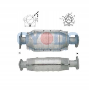 фото №2, Каталізатор honda