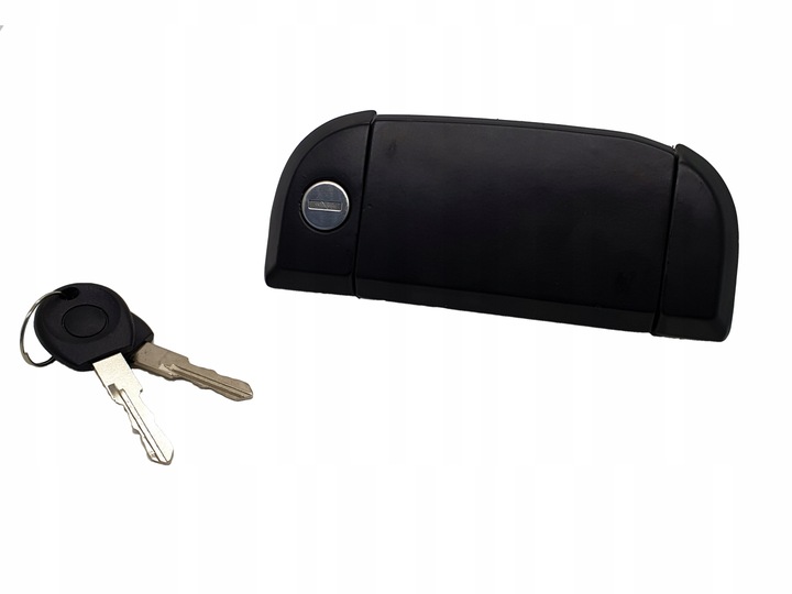 фото №1, Ручка наружная правая + вставка + 2 ключи - transporter t4 1990- 2004