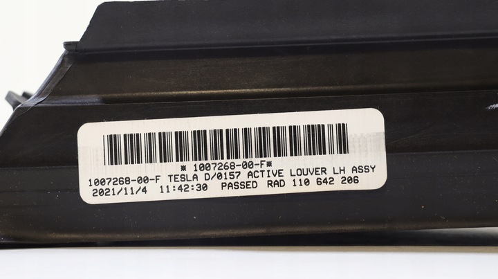 фото №15, Tesla модель s 2012-2016 решётка жалюзи впуск воздуха левая 1007268-00-f