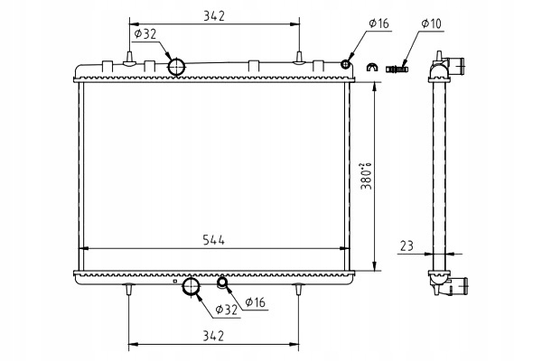 фото №2, Hart 607 837 радиаторов, система охлаждение двигателя