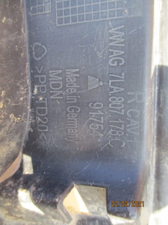 фото №9, Vw t6 ковзун бампер праві перед 18-