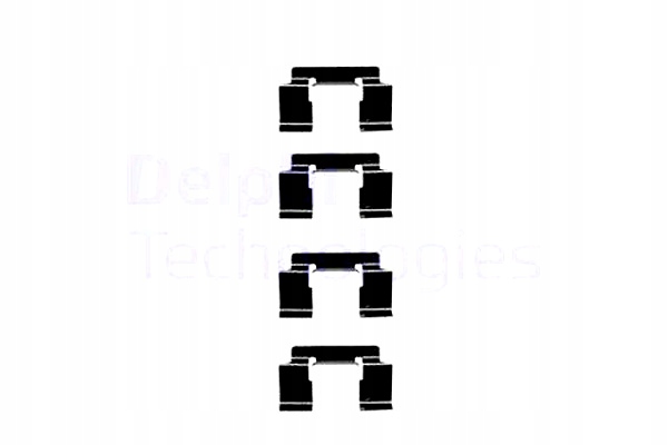 фото №2, Набір монтажний гальмівні колодки перед nissan almera ii primera 1.5-2.2d