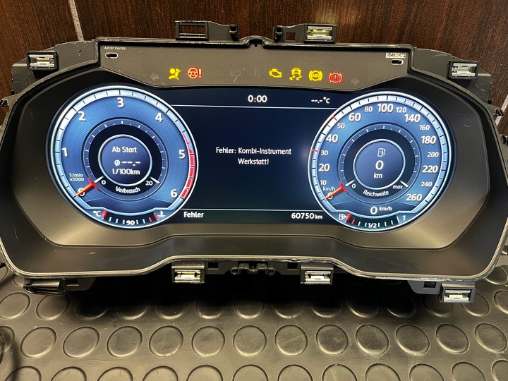фото №6, Vw passat b8 спідометр  прилади led рамка 3g0920798a