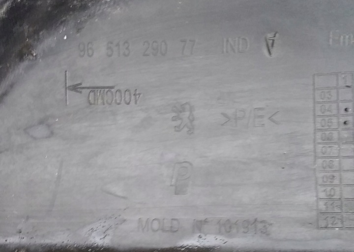 фото №11, Peugeot 1007 планка бампера передней 9651329077