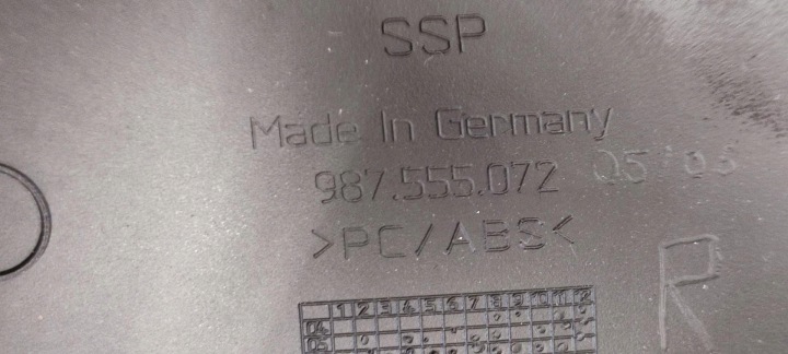 фото №6, Porsche cayman s 987 бардачок багажника правое 98755507205