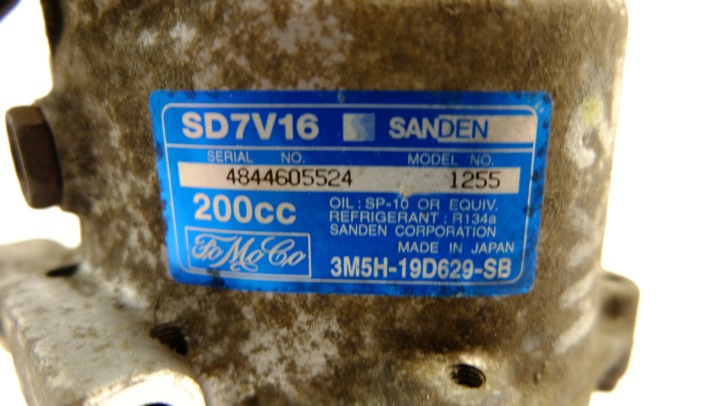 фото №14, Ford focus mk2 1.6 tdci компрессор кондиционера 3m5h-19d629-sb