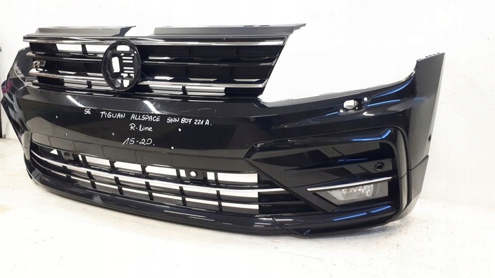 фото №8, Vw tiguan r-line allspace 2015-2020 бампер перед 5nn807221a