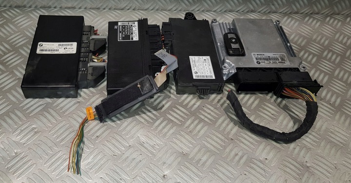 фото №7, Bmw e60 e61 3.0 d m57n2 300km набор стартовый компьютер двигателя cas 8509035