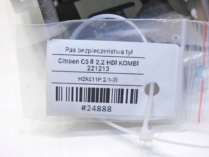 фото №7, Pas безопасности зад citroen c5 iii 96561744xx