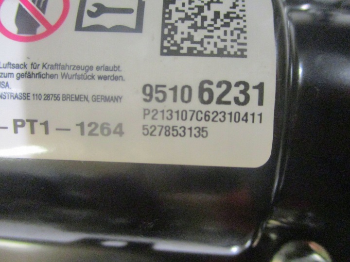 фото №9, Подушка безопасности подушка пассажира opel mokka a i 95106231
