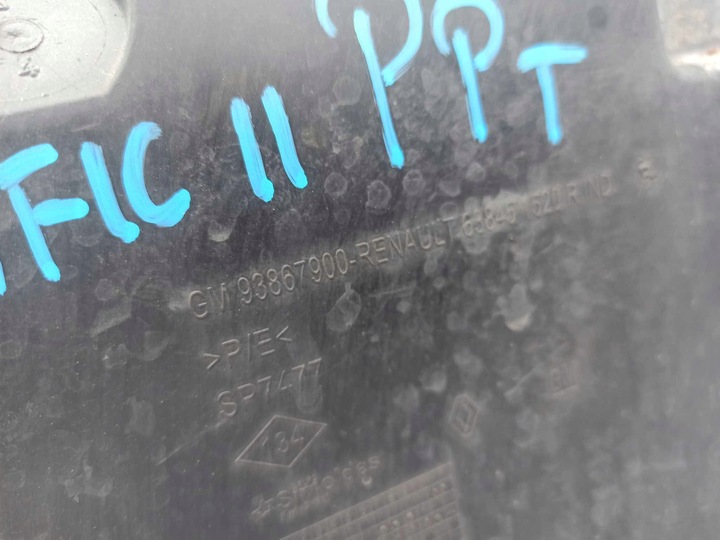 фото №9, Renault trafic iii vivaro підкрилок перед ліві 93867900 93867899