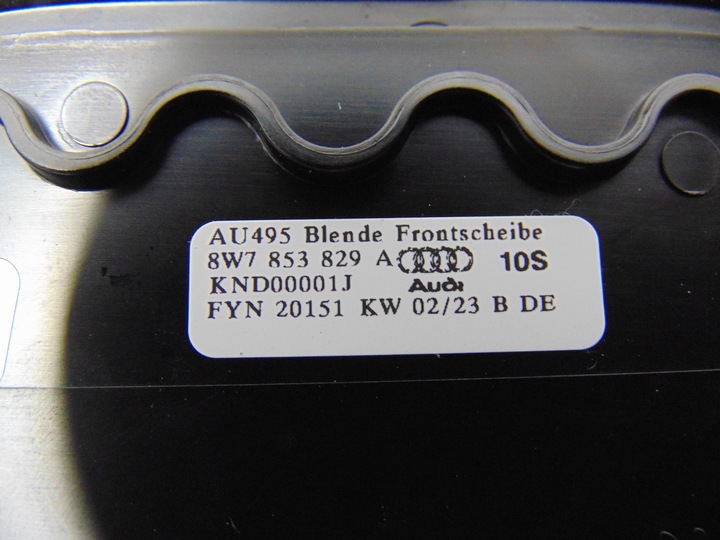 фото №16, Планка стёкла перед audi a5 8w cabrio 8w7853829a