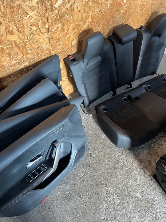 фото №5, Сиденья диван обшивки mercedes a w177 amg