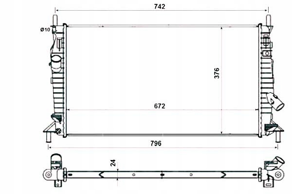 фото №10, Радіаторів ford focus 04-