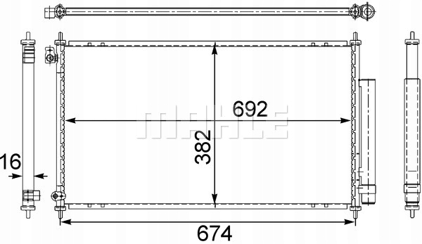 фото №15, Mahle оригінал ac 467 001s конденсатор, кондиціонер