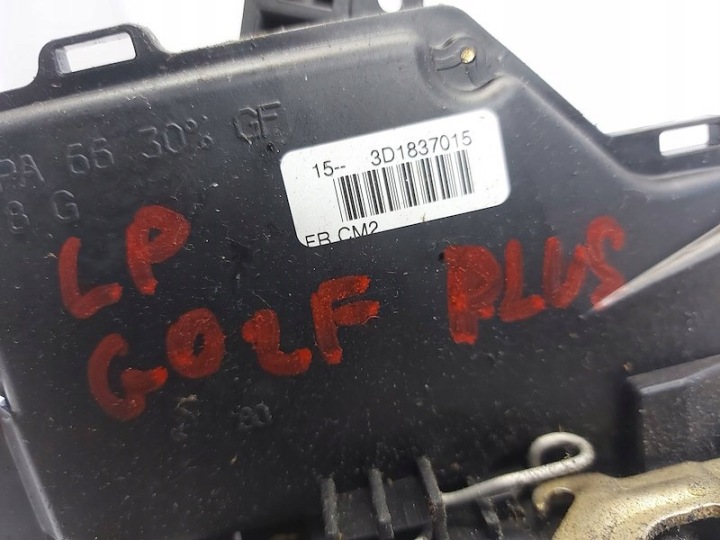 фото №8, Замок дверь кассета замка левые перед vw golf v plus/crossgolf 5m1,521 9pin