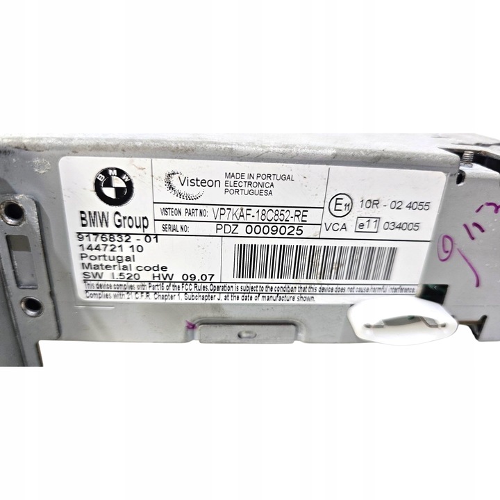 фото №10, Bmw e60 e61 e63 e64 lci радио модуль считыватель аудио cd champ бизнес 9176832