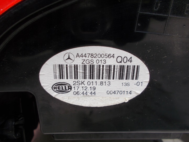 фото №11, Mercedes v класс vito viano 447 a447 лампа левая зад полный led org !