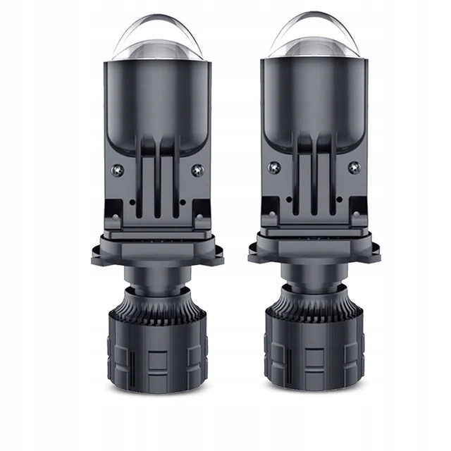 фото №9, 90000lm лампа автомобильная h4 9003 hib2 mini двойной проектор len led