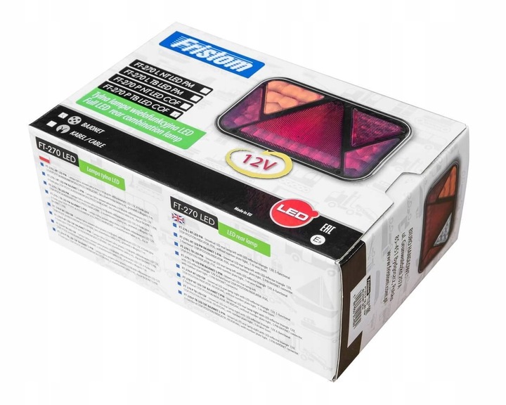 фото №15, Набір лампа задня led 6-функціональна ft-270 l+p