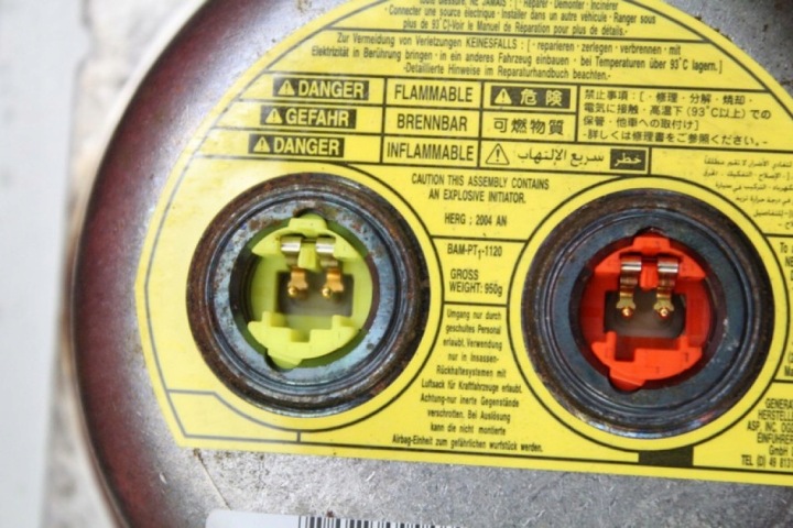 фото №13, Подушка подушка безопасности пассажира eu bp4k60350 mazda 3 1 i bk 03-06