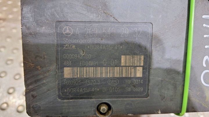 фото №7, Насос блок управления abs a2095452932 a0054310712 mercedes w203