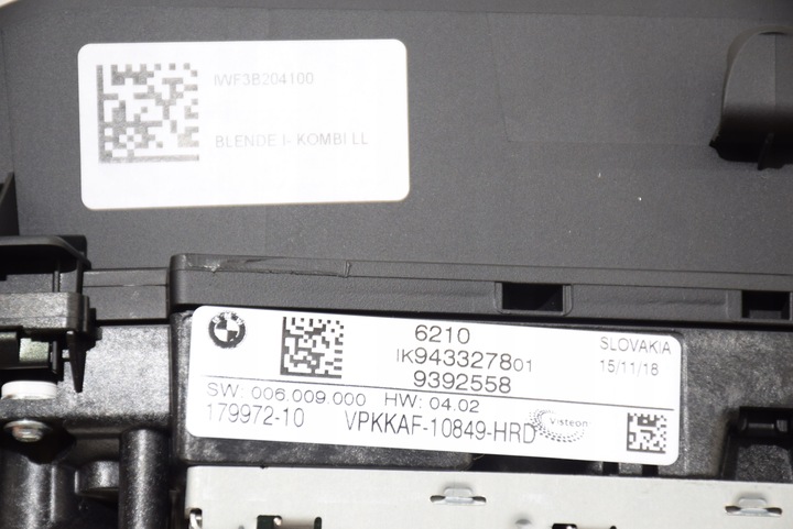 фото №15, Bmw 3 g20 g21 спідометр  прилади led mph usa бензин 35 mil