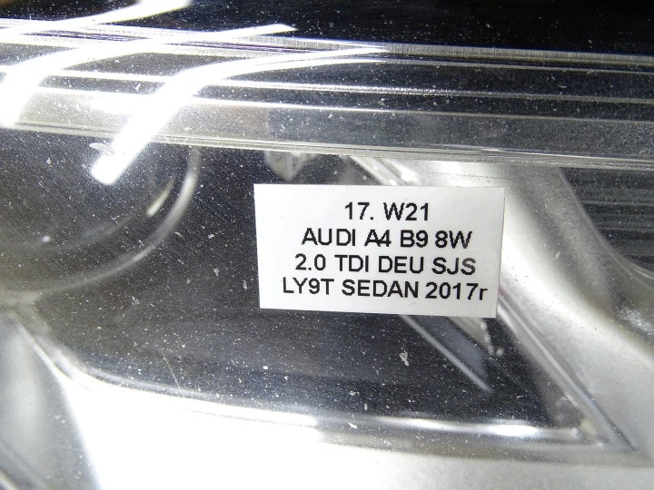 фото №15, Фара передняя ксенон led правое перед правая передняя 8w0941006a audi a4 b9