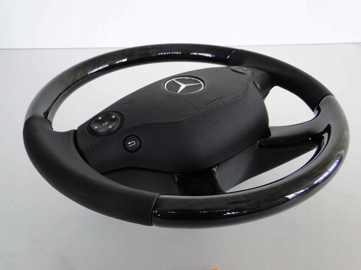 фото №6, Mercedes s клас w221 кермо зелений дерево