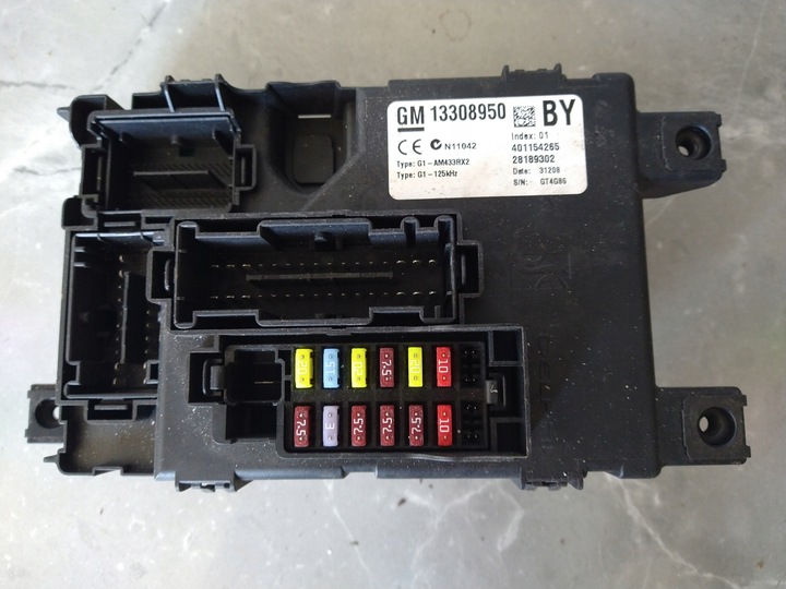 фото №1, Коробка модуль bsi opel corsa d 13308950 by