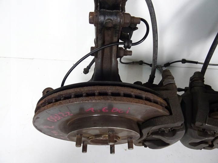 фото №8, Qashqai i j10 1.6 dci амортизатор поворотный кулак правая 54302br04a