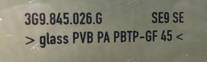 фото №8, Стекло двойная перед зад passat b8 универсал год ''8'' 2018 jak новая оригинал