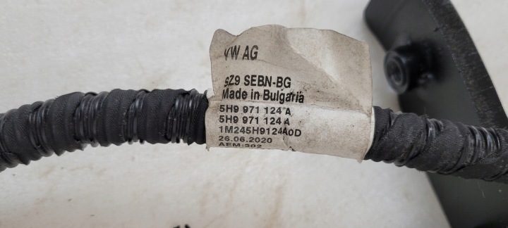 фото №5, Hak буксировочный электрический жгут vw golf viii 5h9 универсал 5h9803881e 2019-