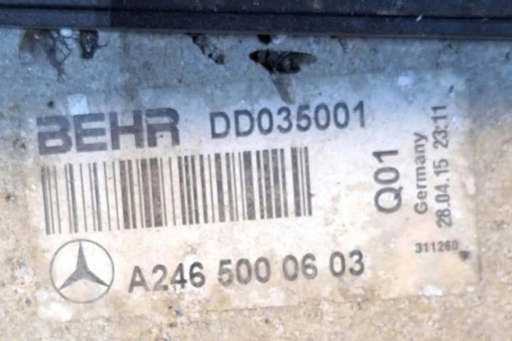 фото №8, Комплект радіатор mercedes-benz b w246, w242 a2466200315 0.0l електричний